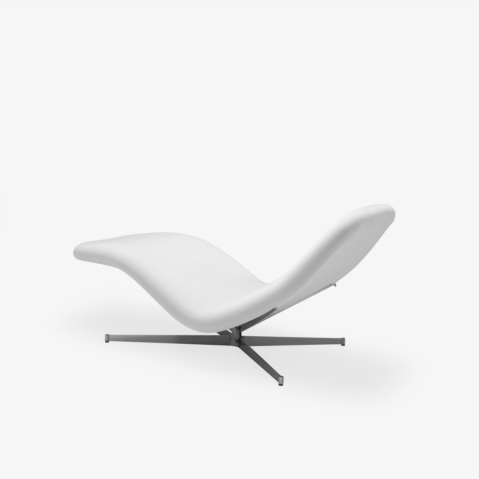 VALLÉE BLANCHE - Chaise longue en tissu Gentle col. Misty