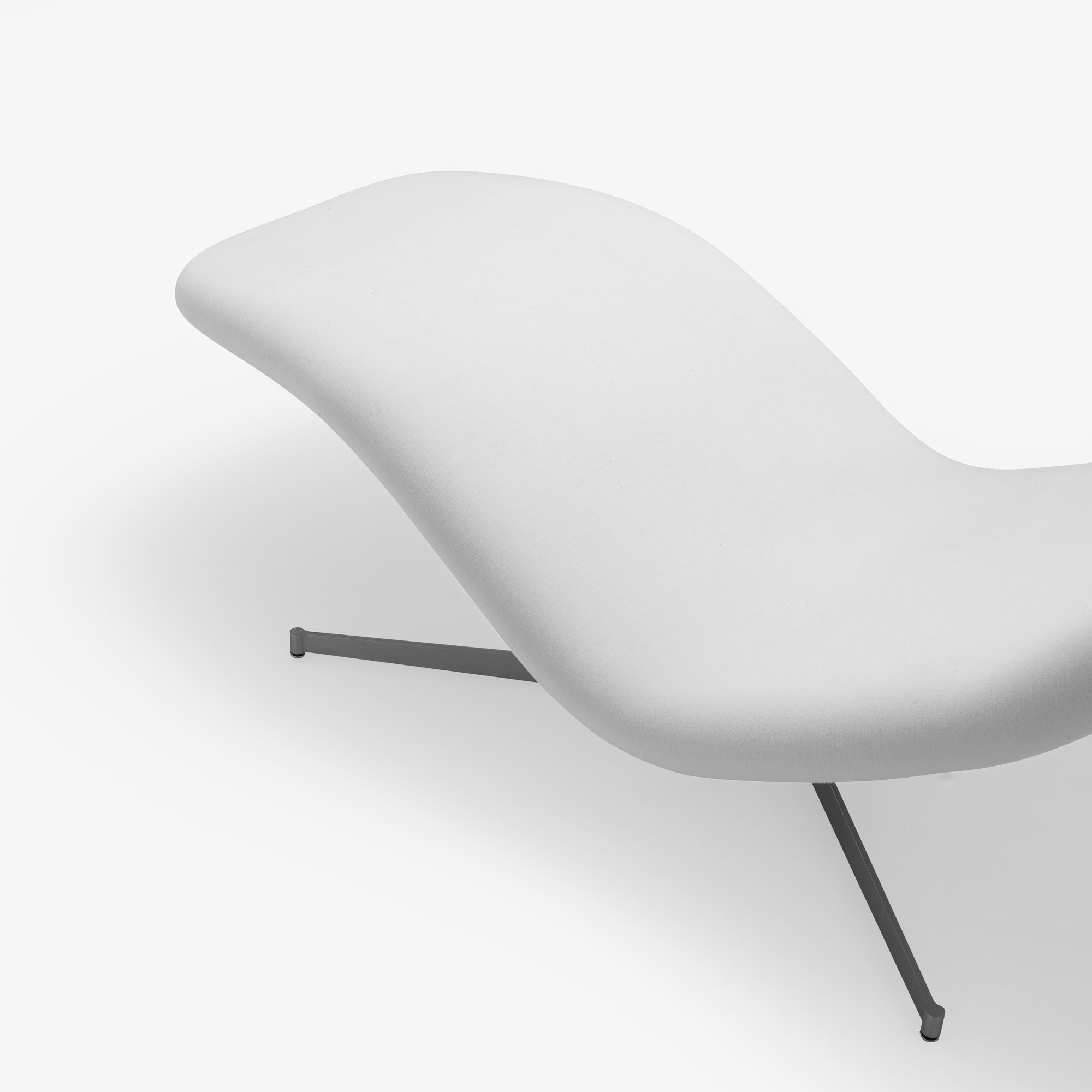 VALLÉE BLANCHE - Chaise longue en tissu Gentle col. Misty