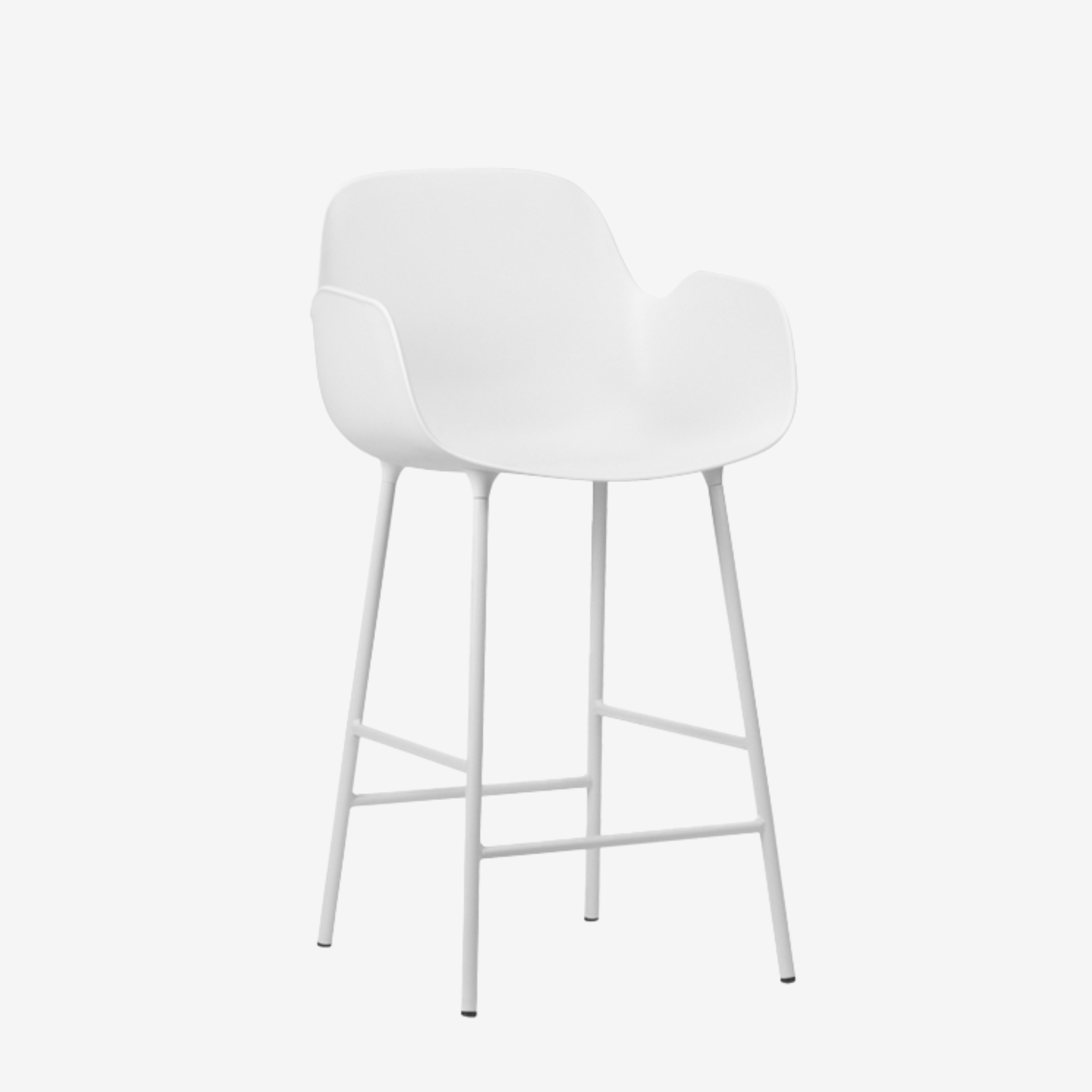 FORM - Tabouret de bar / H 65 cm pieds acier